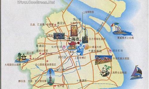上海旅游路线规划地图_上海旅游路线规划地