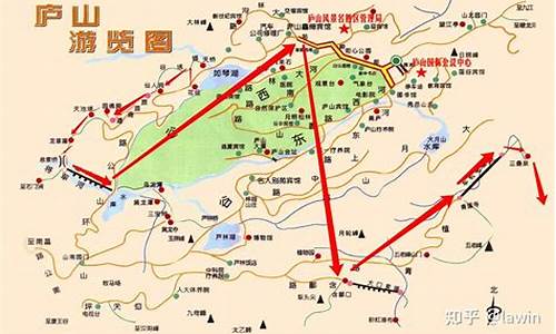 庐山旅游路线图2022
