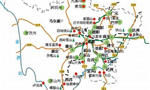 四川自驾旅游路线_四川自驾旅游路线推荐图