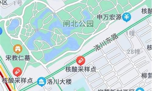 闸北公园地图_闸北公园地图全图